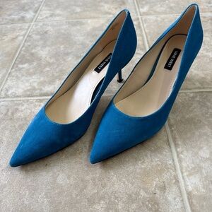 Nine West Teal Suede Women's Pumps